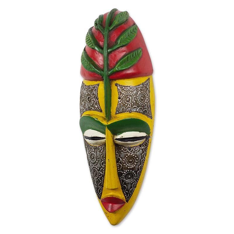 Novica Handmade Elike African Wood Mask