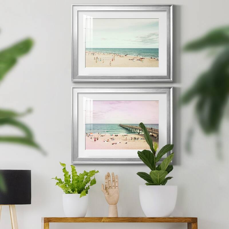 Day at the Beach Premium Framed Print - Ready to Hang