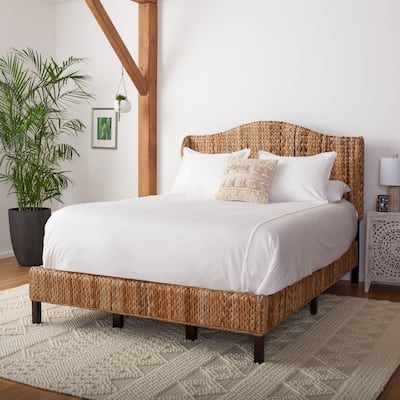 SAFAVIEH Regine Coastal Rattan Bed