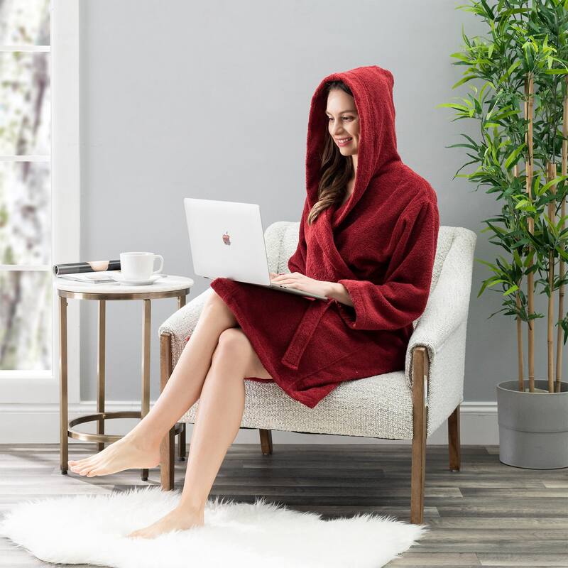 Luxury Hooded Terry Cotton Unisex Bathrobe Collection