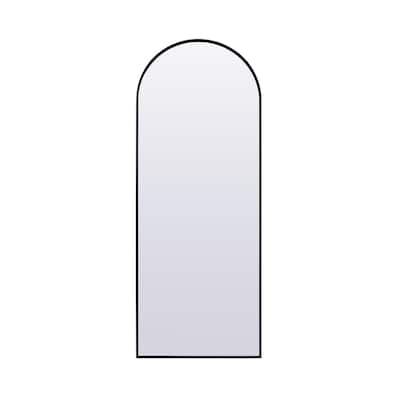 Indigo Home Metal Frame Arch Full Length Mirror 28x74 Inch