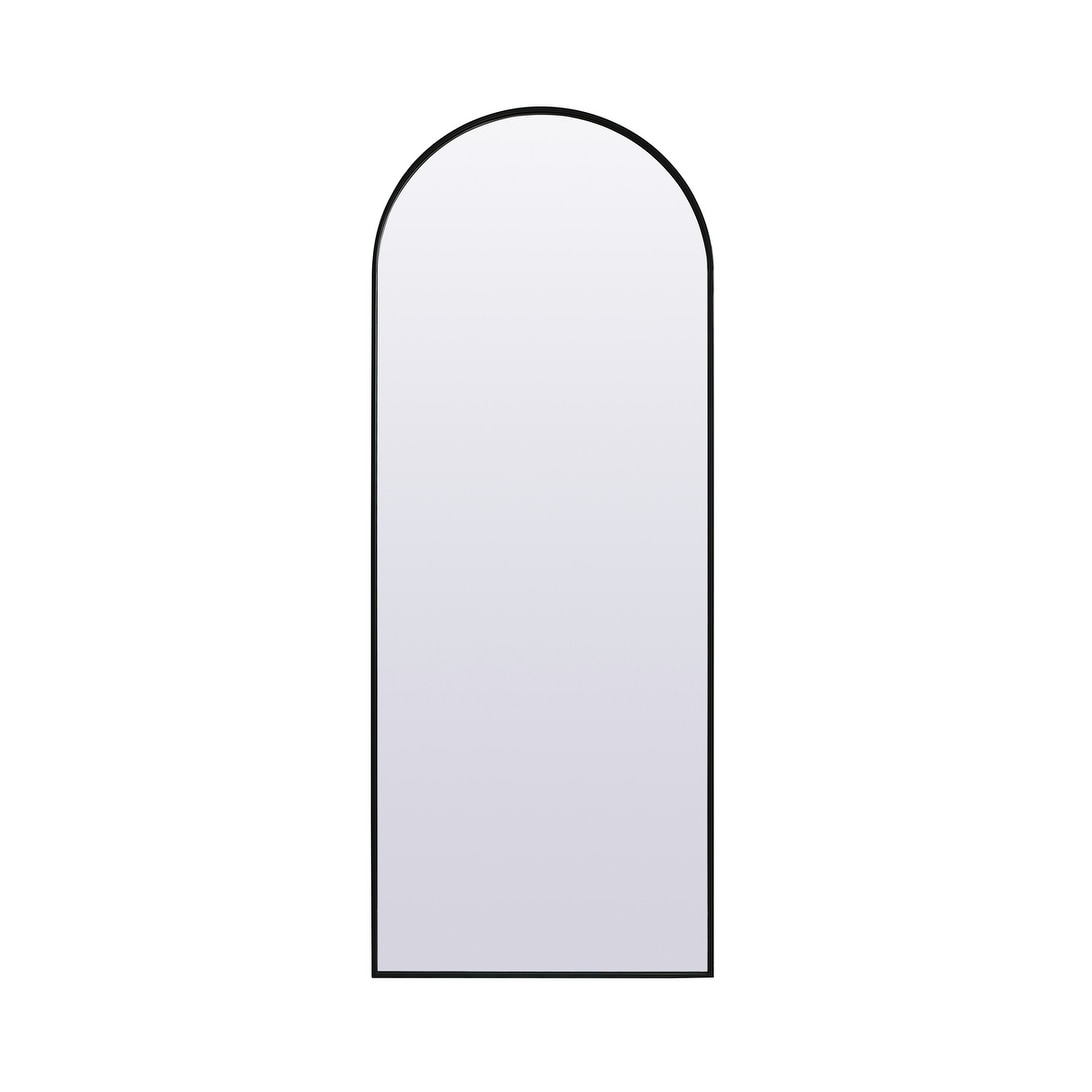 Indigo Home Metal Frame Arch Full Length Mirror 28x74 Inch