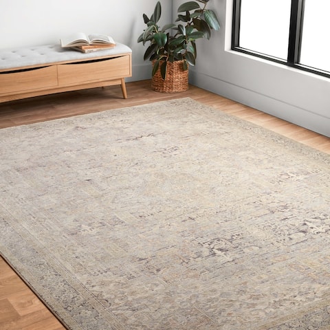 Alexander Home Artysan Vintage Distressed Shabby-Chic Area Rug