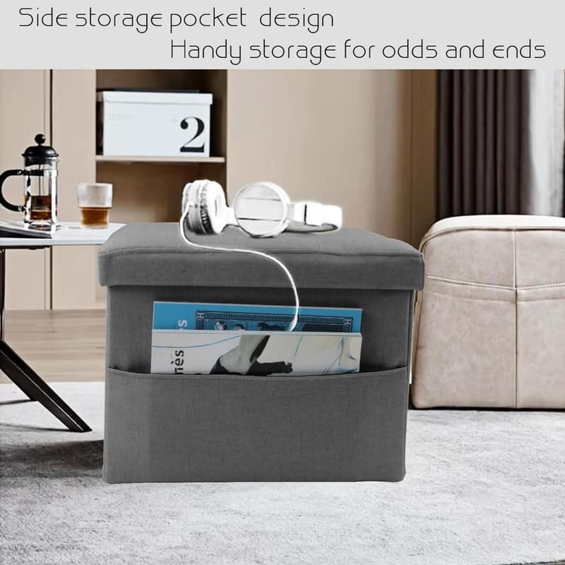 Storage Ottoman Folding 17x13x13