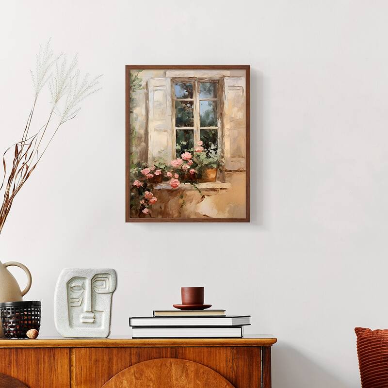 Vintage Floral Print CCXXXVI -Framed Print