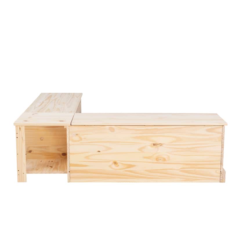 Josie L-shaped Backless Breakfast Nook Bench