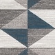 preview thumbnail 10 of 15, Livabliss Metz Blue & Gray Mid-Century Geometric Area Rug