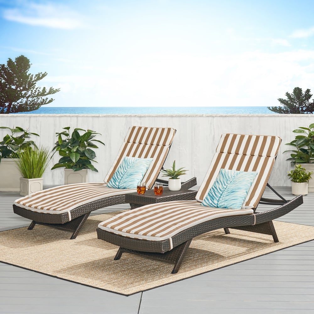 Vilano 3-piece Outdoor Cushioned Lounge Set by Havenside Home