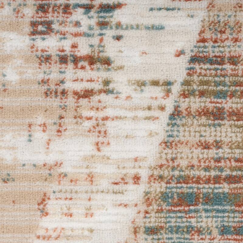Nourison Thalia Distressed Contemporary Abstract Area Rug
