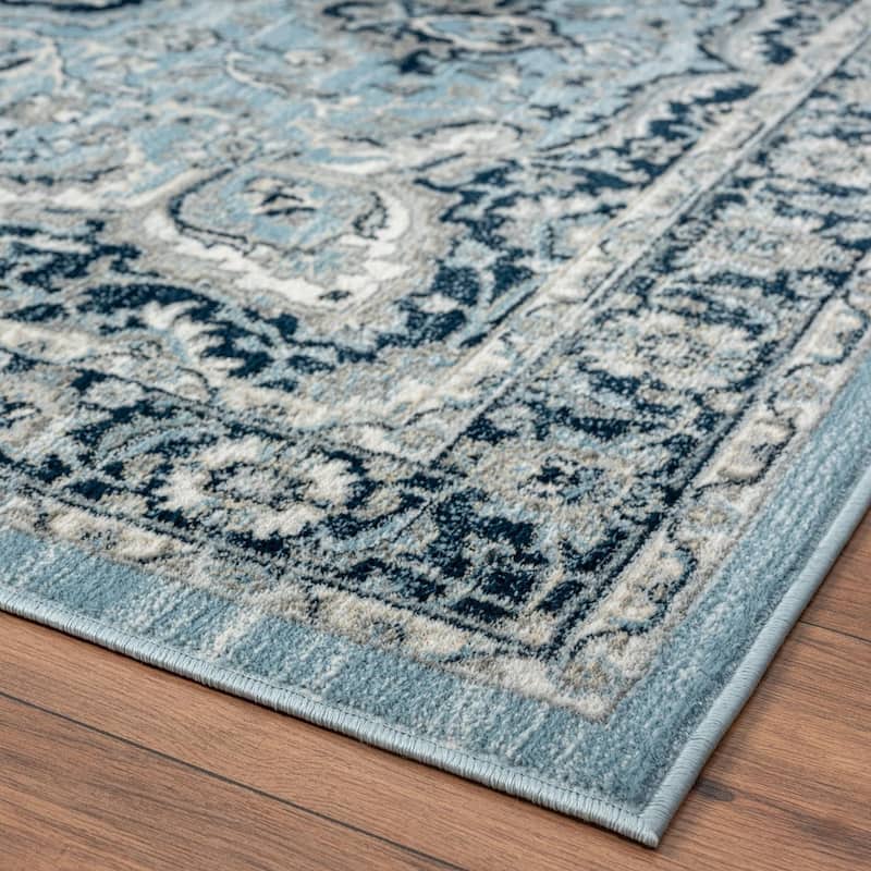 Luxe Weavers Oriental Medallion Floral Area Rug