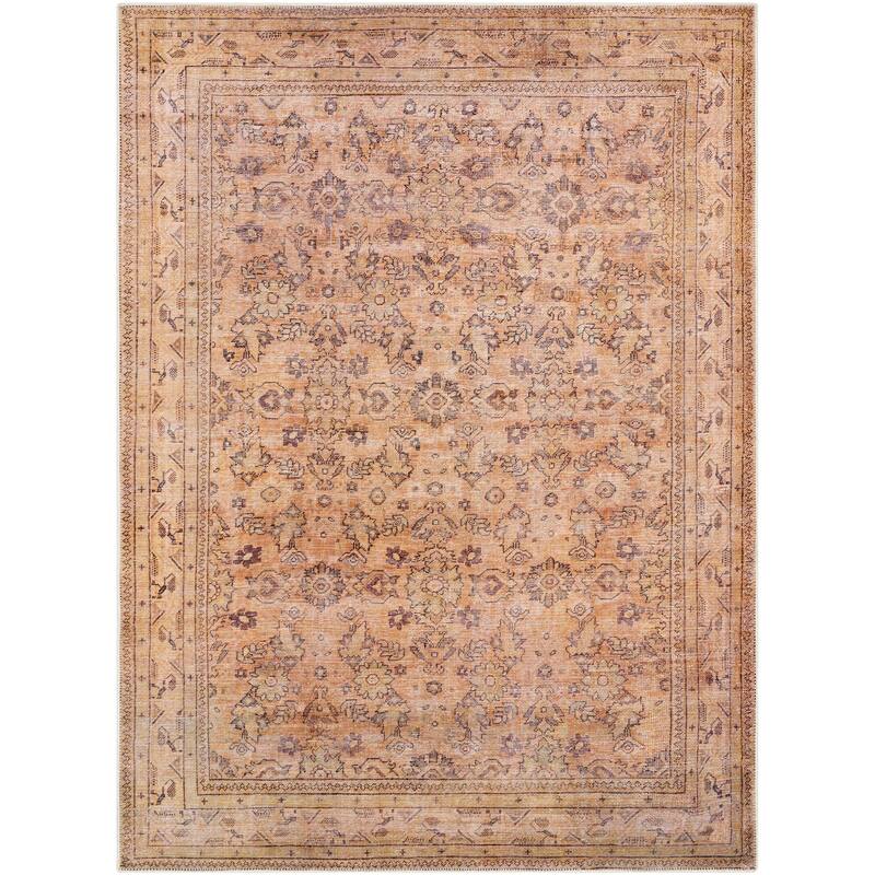 Mr. Kate Greenwich Distressed Vintage Washable Area Rug