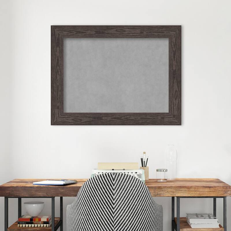 Amanti Art Bridge Black Framed Magnetic Board