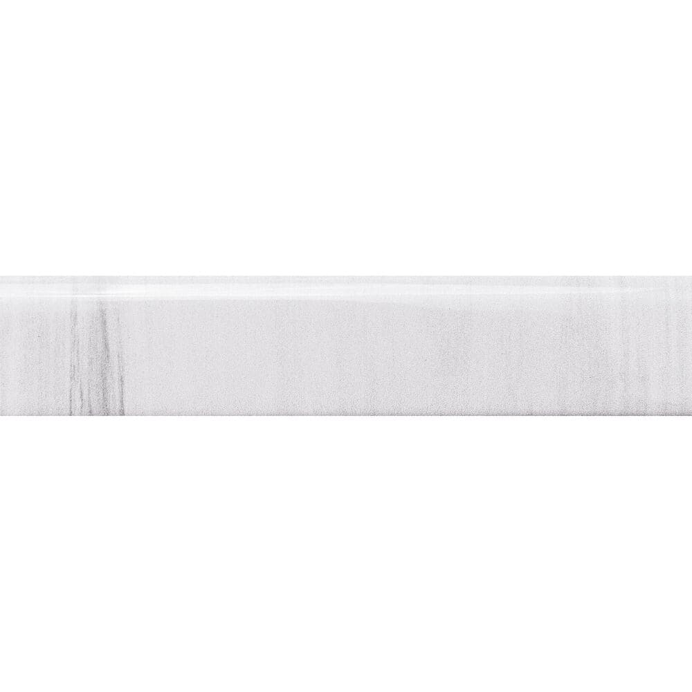 The Tile Life Soho 2x10 Silver Ceramic Bullnose Wall Tile
