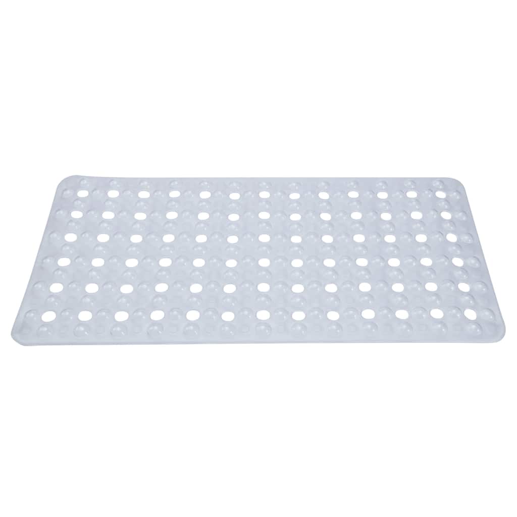Bath Bliss Non-Slip Bubble Texture Bath Mat in Clear