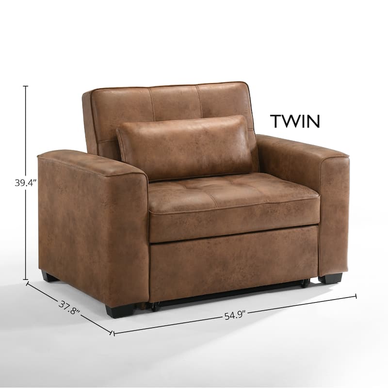 Brooklyn Sofa Sleeper - Cognac