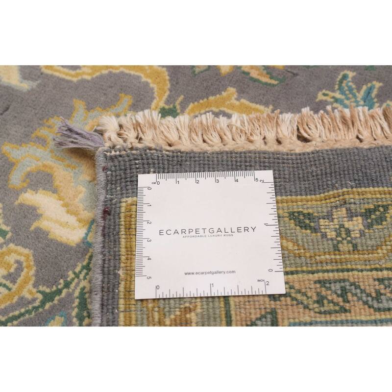 ECARPETGALLERY Hand-knotted Jamshidpour Grey Wool Rug - 7'8 x 10'2