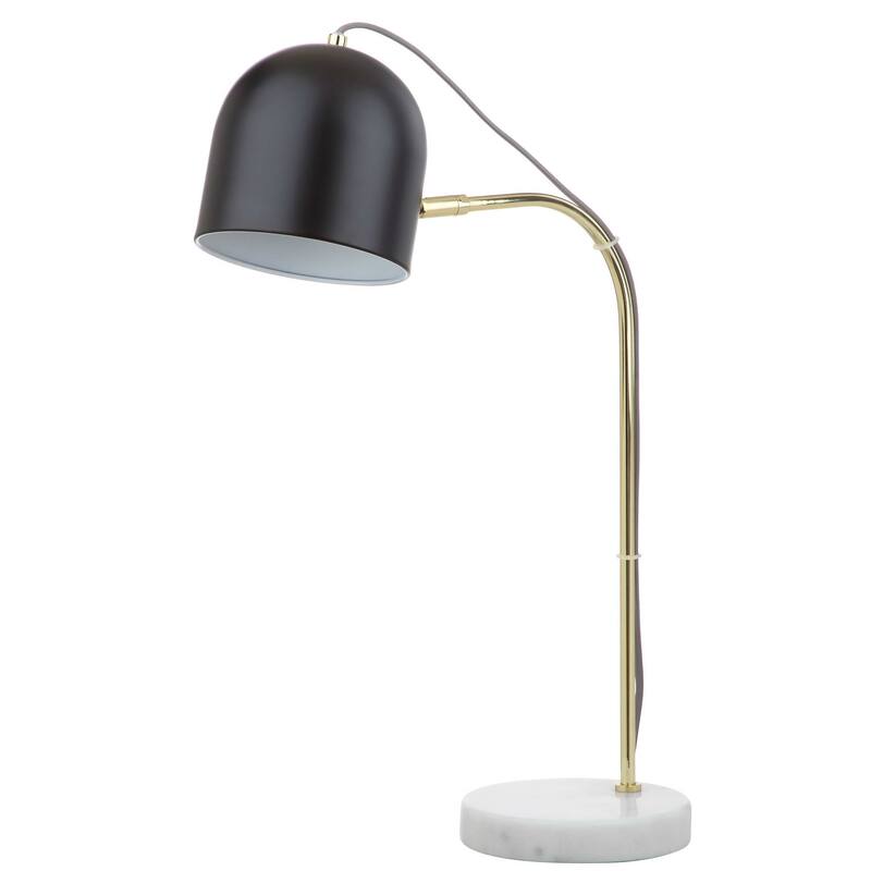 SAFAVIEH Lighting 24-inch Drina Gold/ Black Task LED Table Lamp. - 16" W x 8" D x 24" H