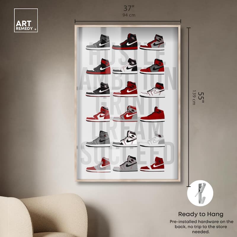 Ambition Grind Sneakers Shadowbox by Art Remedy