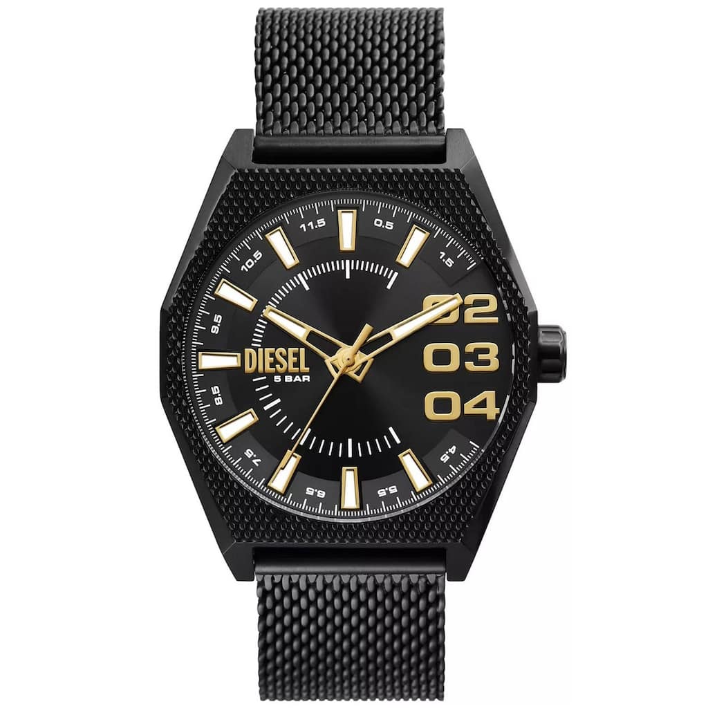 Diesel Men's Scraper Black Dial Watch - DZ2194 - 6 (36)