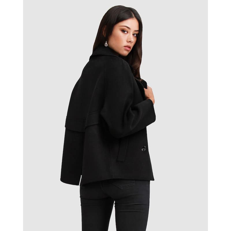 I'm Yours Wool Blend Peacoat