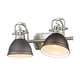preview thumbnail 8 of 56, Duncan 2-Light Bath Vanity