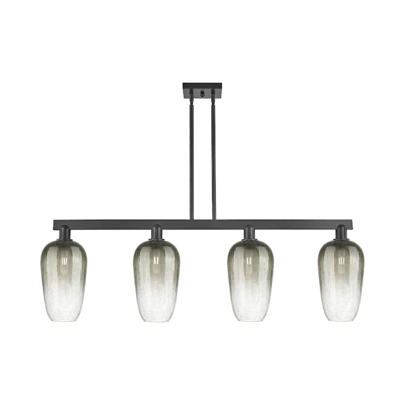 Innovations Lighting 716-4I-16-48 Brookhaven Flute Linear Brookhaven - Matte Black / Slate