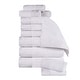 preview thumbnail 23 of 69, Superior Wisteria Cotton Floral Jacquard 12 Piece Bathroom Towel Set