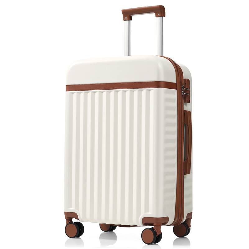 Luggage Set of Three, ABS Hard Shell Luggage with Spinner Wheels