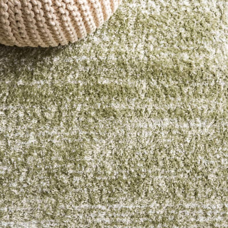 SAFAVIEH Tahoe Shag Yaprak Abstract 1.2-inch Thick Rug