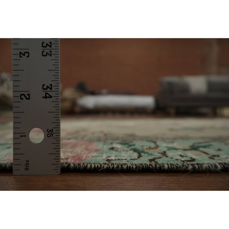 Hand Knotted Oriental 100% Wool Carpet Transitional All-Over Beige & Ivories Anatolian Area Rug - 6' 5'' X 3' 8''