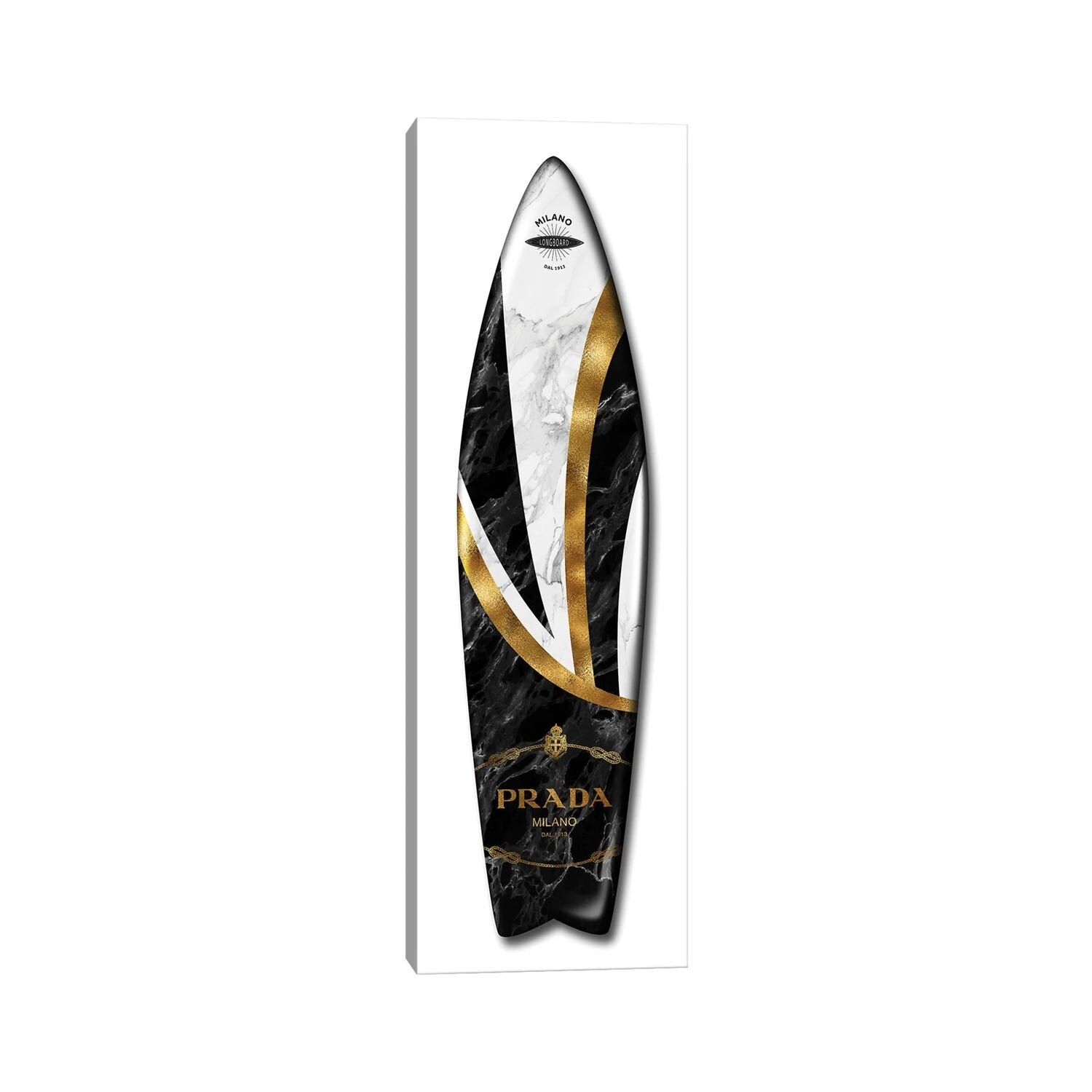 iCanvas Fashion Surfboard Prada by Alexandre Venancio Canvas Print - Bed  Bath & Beyond - 34260266