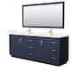 Option Dark Blue, Gold Trim, Giotto Quartz Top