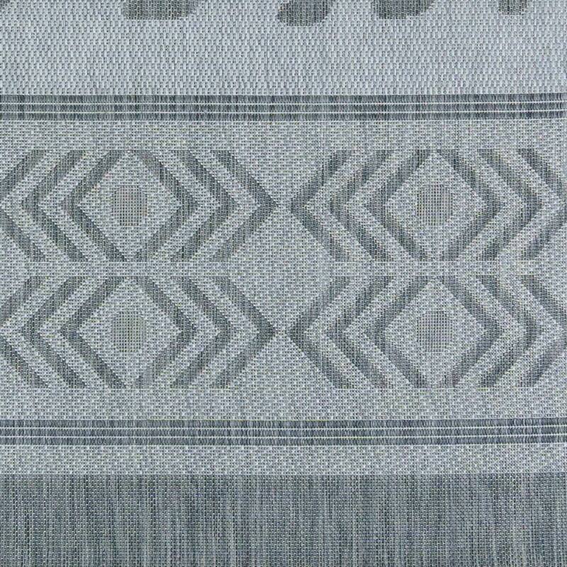 Gertmenian Paseo Orin Ash Grey Rustic Tribal Bear Indoor/ Outdoor Area Rug