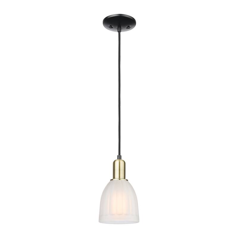 Innovations Lighting Endless Possibilities Arcadia - Brookfield - 1 Light 6" Cord Hung Mini Pendant - Black Antique Brass