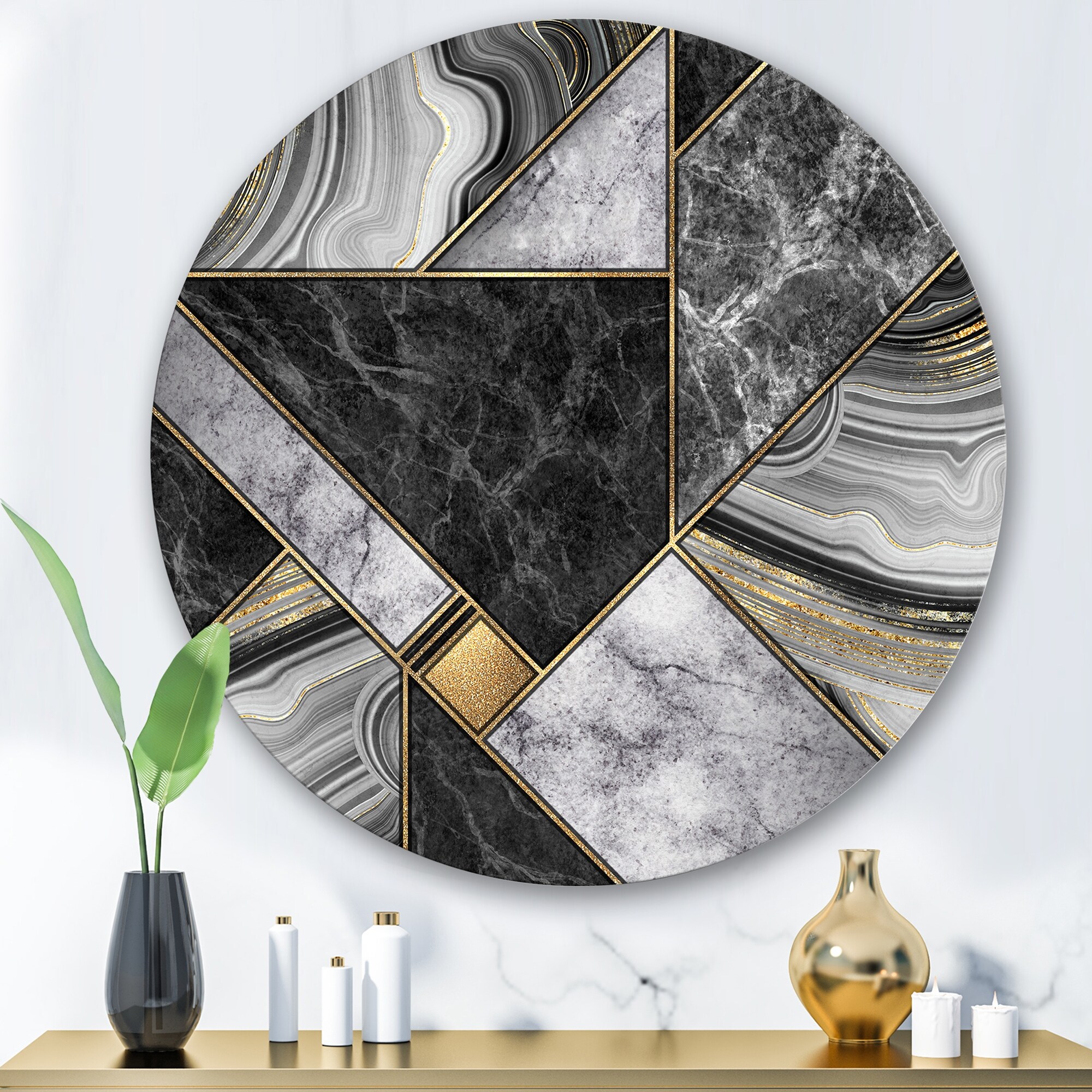 Marble sales wall art