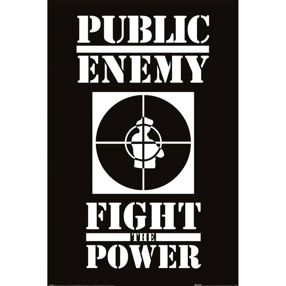 Public Enemy - Fight The Power Art Poster - 24 x 36 Inch