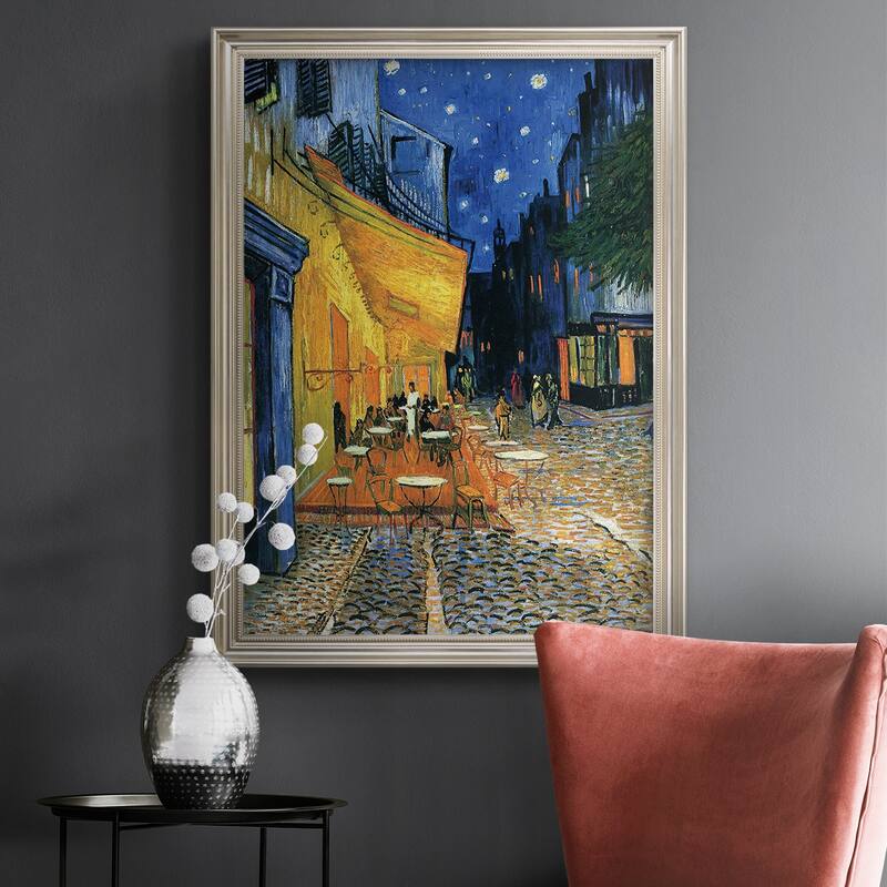 Cafe Terrace  Premium Framed Canvas- Ready to Hang