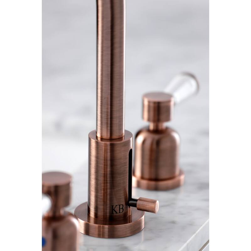 Kingston Brass Paris 1.2 GPM Deck Mounted Widespread Bathroom Faucet