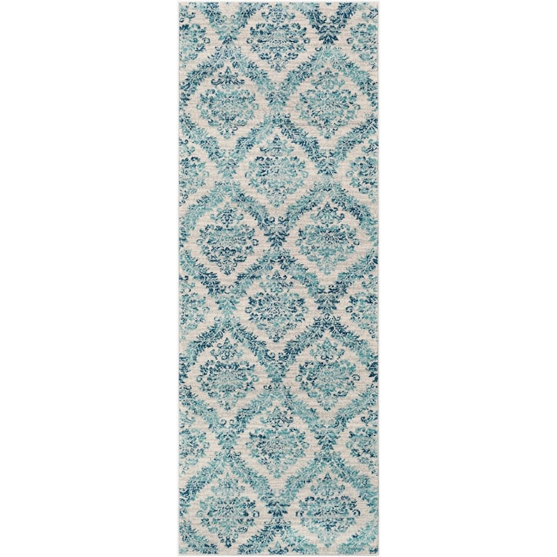 Livabliss Transitional Harput Trellis Area Rug