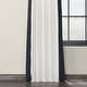 preview thumbnail 5 of 24, Exclusive Fabrics Modern Color block Cotton Vertical Pleated Curtain (1 Panel) - Luxury Home Decor curtains