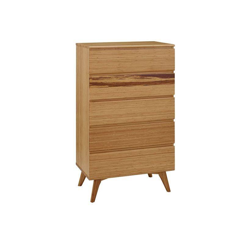 Sarah 4pc King Platform Bedroom Set with Chest in Golden