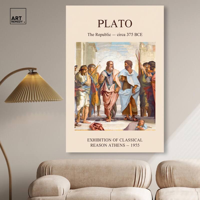 World of Plato's Republic Canvas by Art Remedy, Gallery Wrapped