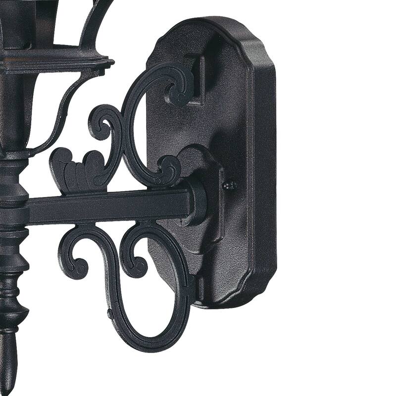 Volume Lighting 1-Light Black Outdoor Wall Sconce