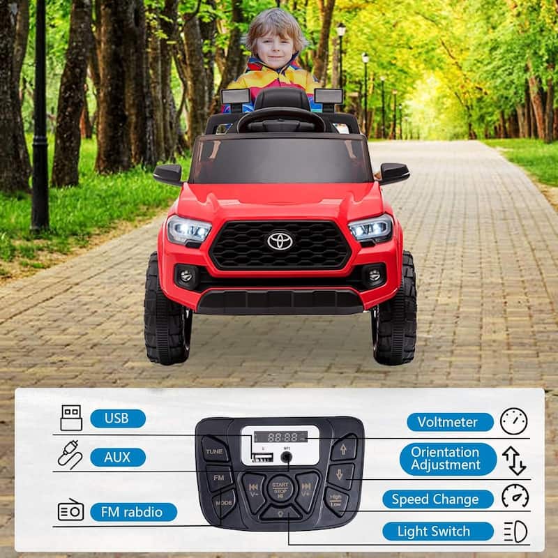 Officially Licensed Toyota Tacoma 12V Kids Ride On Car