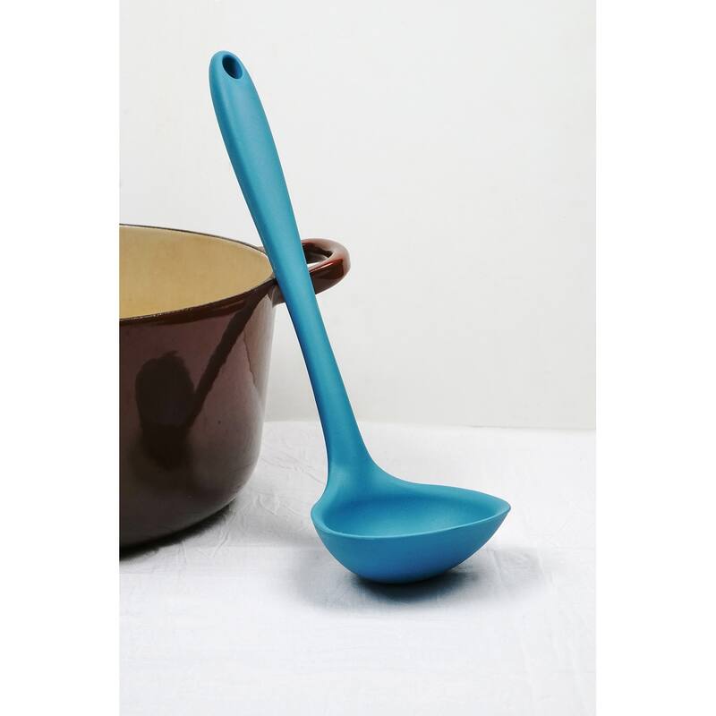 Ela's Silicone Ladle - Blue - 11 x 3.5 x .5