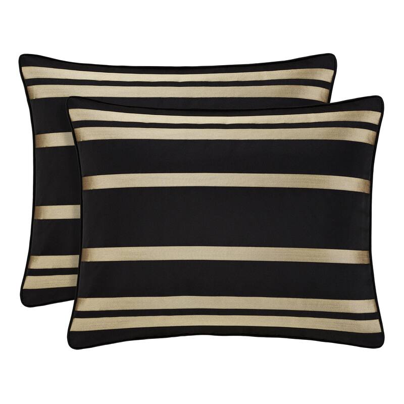 Calvari Black And Gold Comforter Set - California King