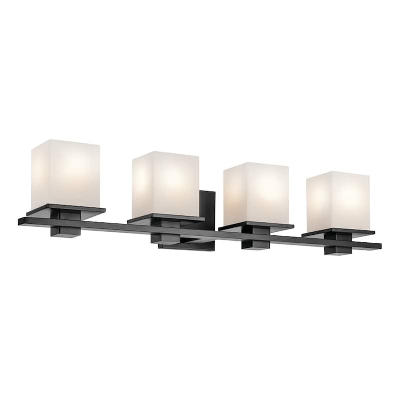 Kichler Lighting Tully 32 in. 4-Light Black Vanity Light - 32 in