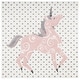 preview thumbnail 44 of 68, SAFAVIEH, Carousel Kids Mareke Unicorn Rug 5'3" Square - Ivory Grey/Pink