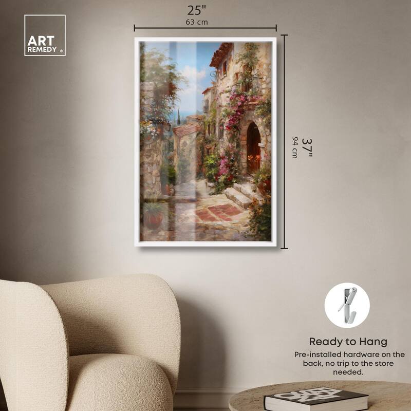 Mediterranean Charm I Shadowbox by Art Remedy