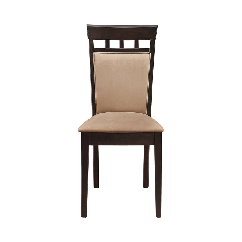 Missell Cappuccino and Beige 5-piece Oval Dining Set